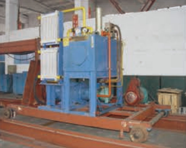 Shot blasting machine for inner wall of steel pipe2