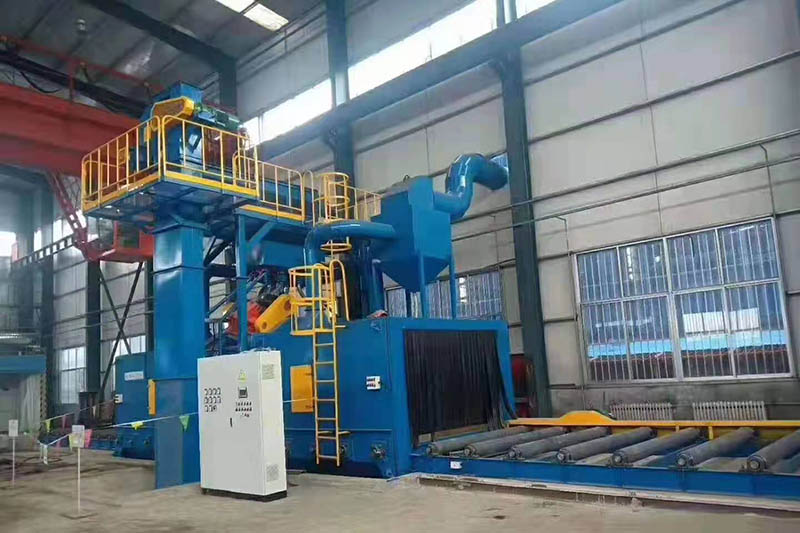 steel structure shot blasting machine